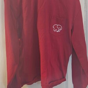 Ivory Ella Red Long Sleeve Tee